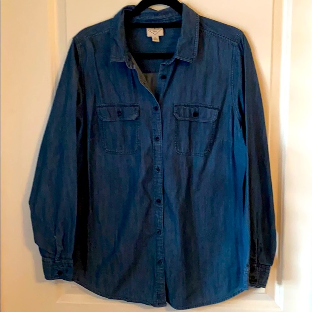 St. John’s Bay Denim Blouse